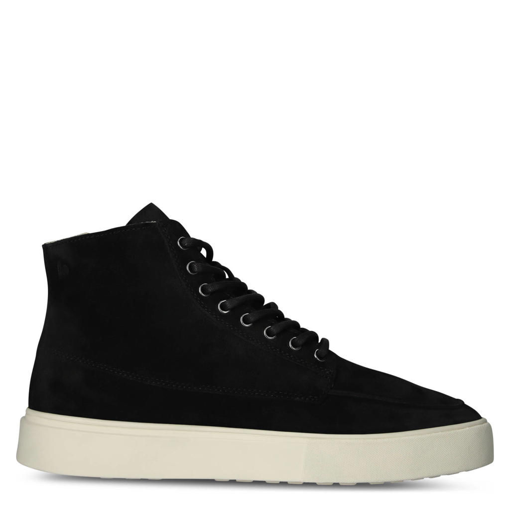 Blackstone Ruby Eero - Zipper - Black - Suede sneaker (high) black