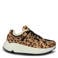 Blackstone V-Riley -  Leopard - Suede runner sneaker brown