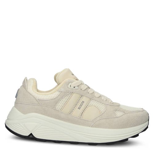 Blackstone V-Riley Rainy Day Suede runner sneaker light grey