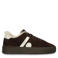 Blackstone Quartz Auden -  Mole - Suede sneaker (low) dark brown