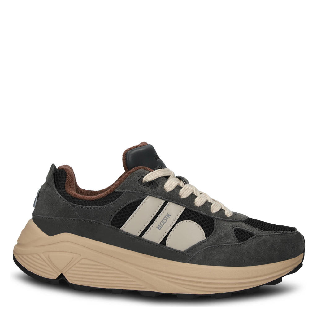 Blackstone V-Riley - Asphalt - Suede runner sneaker grey