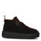 Blackstone Enjar Saala -  Dark Brown - Suede sneaker (mid) dark brown