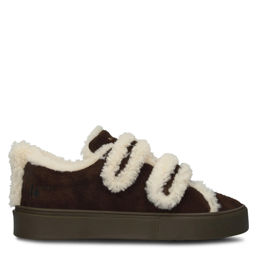 Blackstone Quartz Mazie - Mole - Suede sneaker (low) dark brown