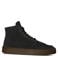 Blackstone Ruby Eero - Zipper -  Bitumen - Suede sneaker (high) dark grey