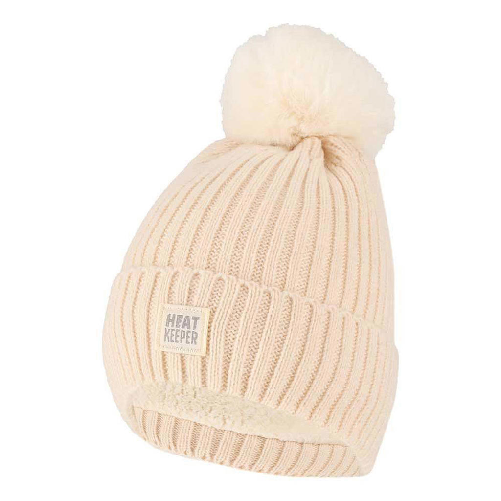 Heatkeeper Thermo muts pompon - 2-Pack