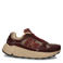 Blackstone V-Riley -  Maroon - Suede runner sneaker dark red