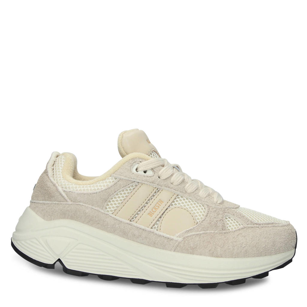 Blackstone V-Riley - Rainy Day - Suede runner sneaker light grey