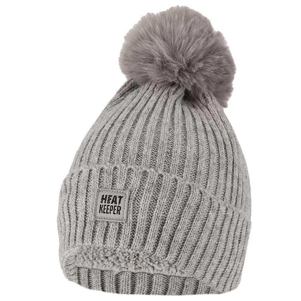 Heatkeeper Thermo muts pompon - 2-Pack