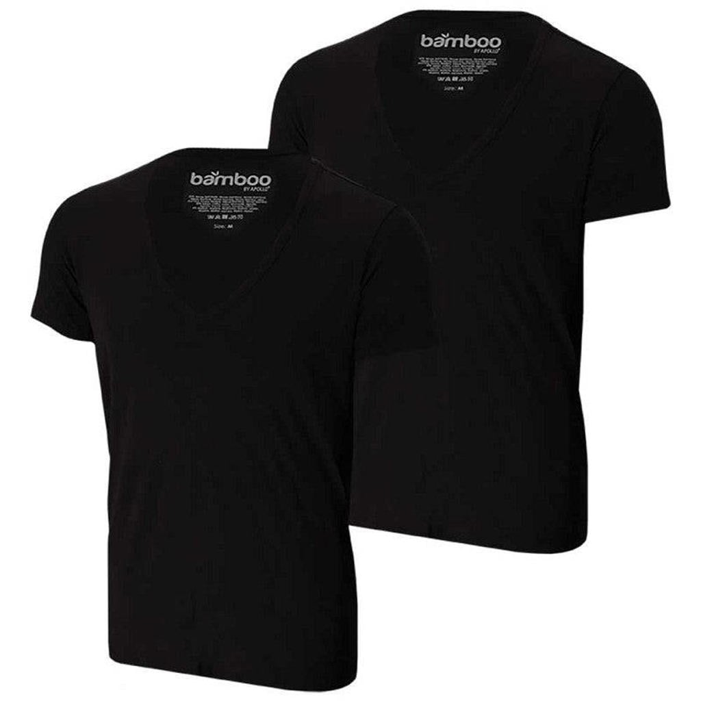 Apollo Bamboe T-shirt - Diepe V-Hals - 2-Pack