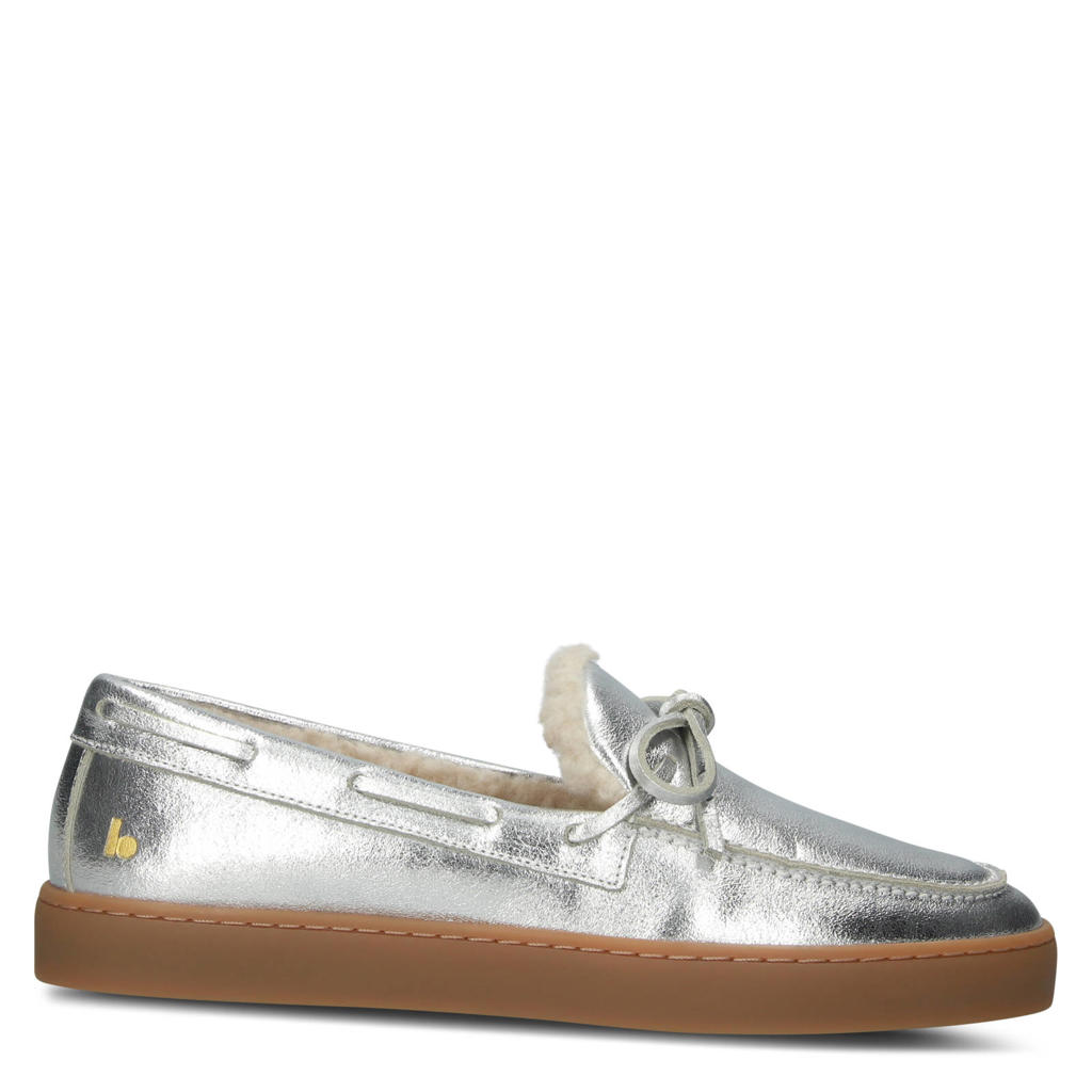 Blackstone Sierra Aster - Silver - leren slip-ons silver