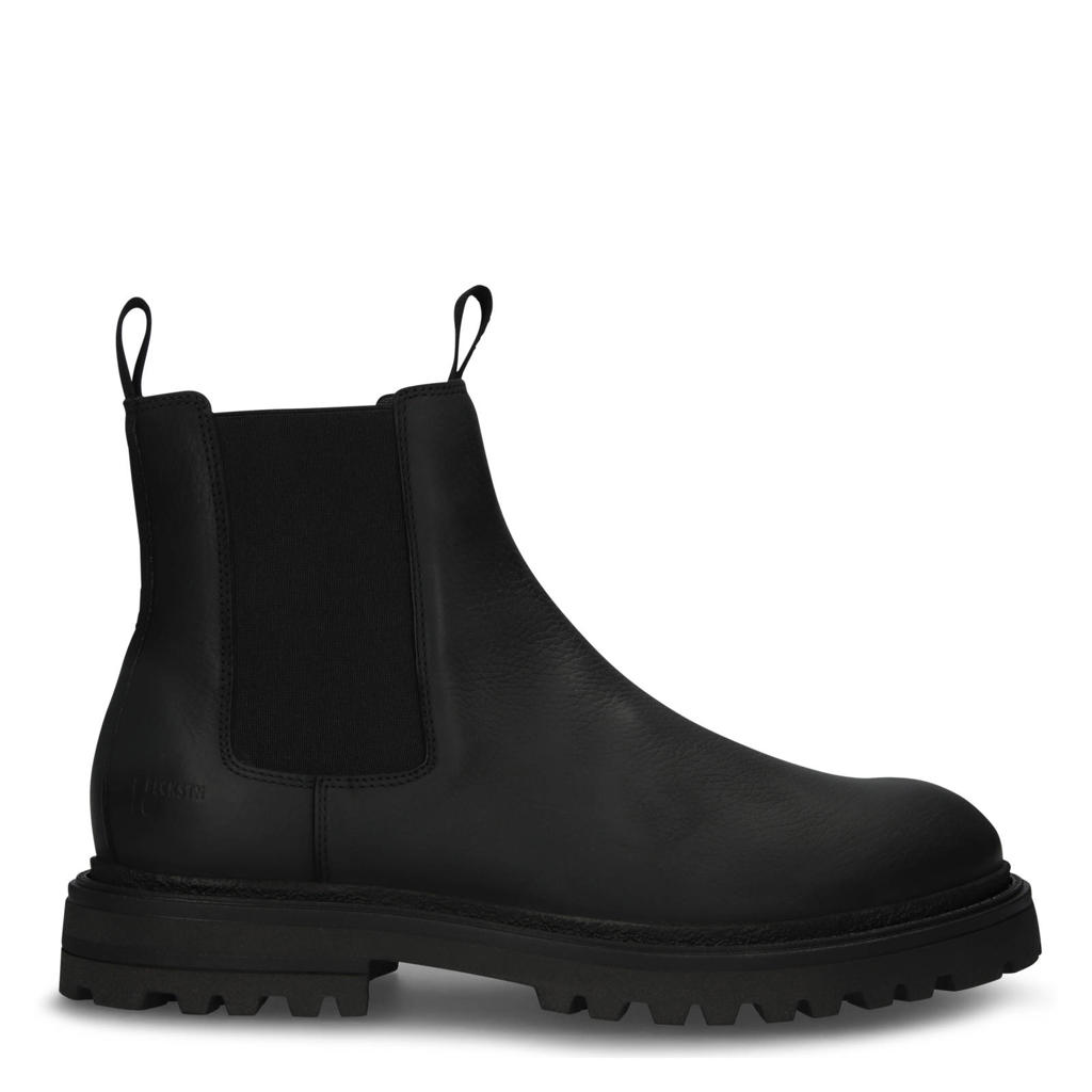 Blackstone Onyx Reid - Black - Nubuck chelsea boots black