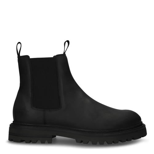 Blackstone Onyx Reid Black Nubuck chelsea boots black