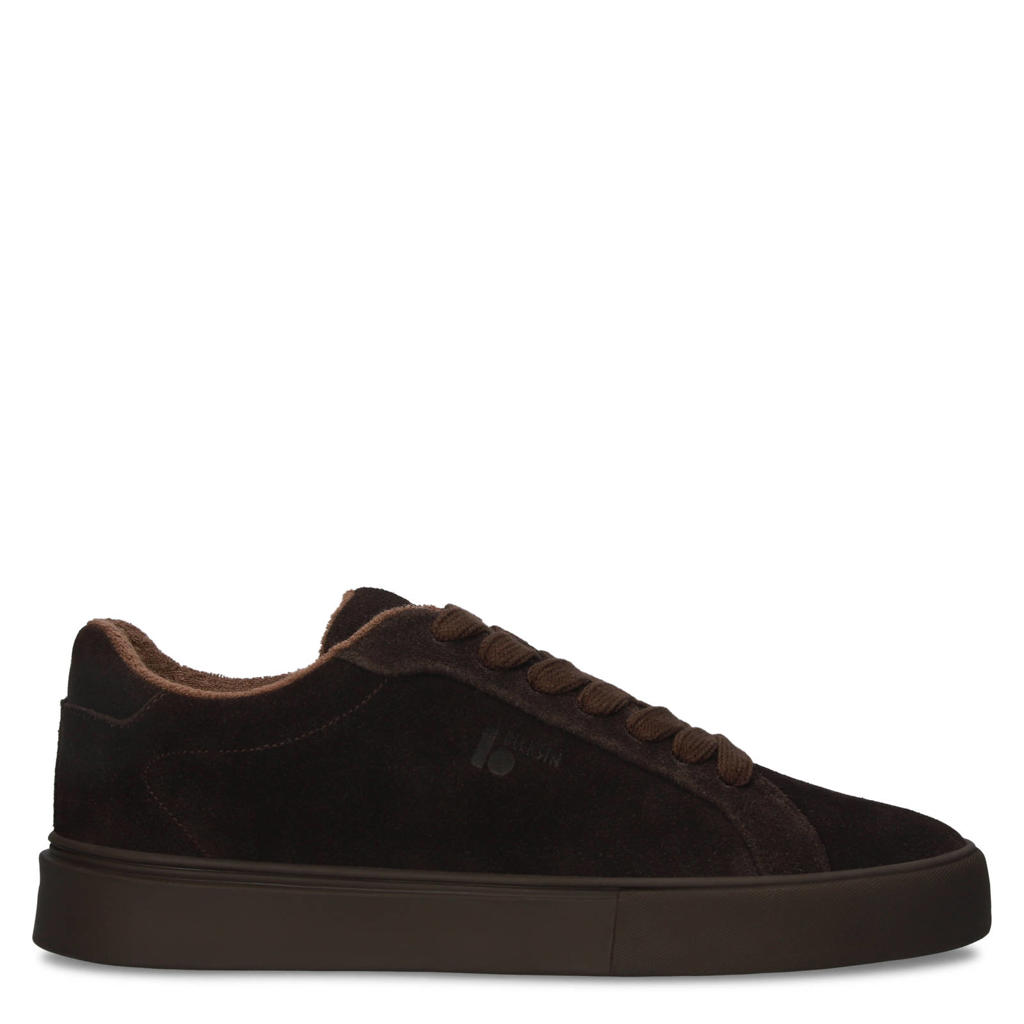 Blackstone Quartz Zen - Mole - Suede sneaker (low) dark brown