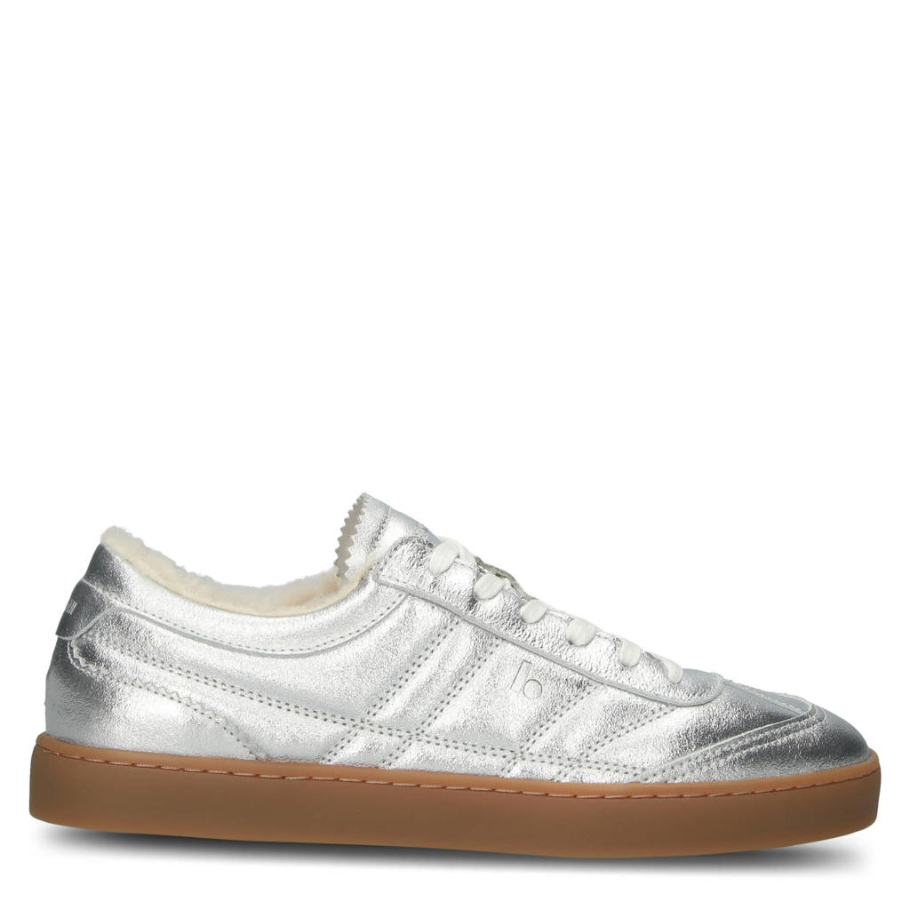 Blackstone Sierra Baily - Silver - leren sneaker (low) silver