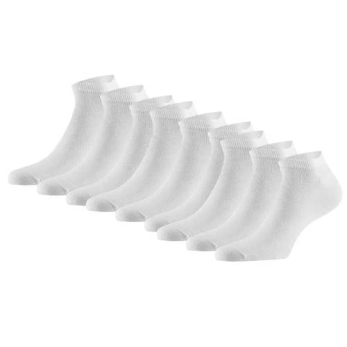Apollo Bamboe sneakersokken Unisex 9-Pack – Wit