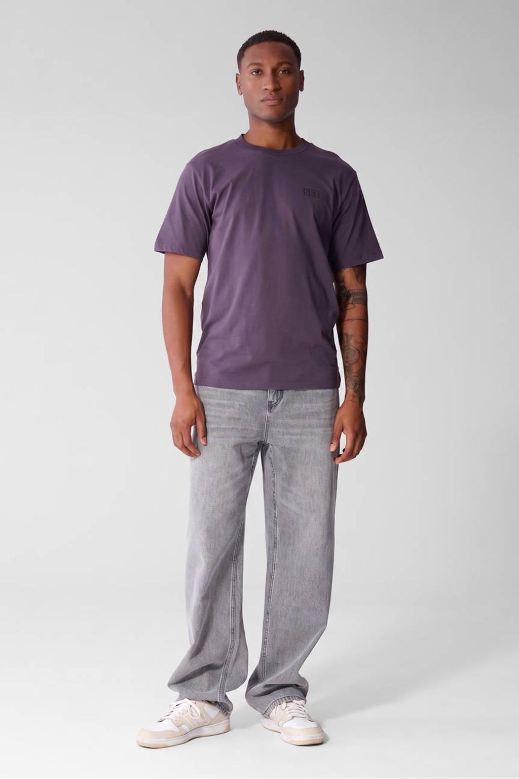 Shoeby relaxed fit T-shirt - donkerpaars