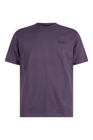 relaxed fit T-shirt - donkerpaars