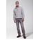 Shoeby relaxed fit gemêleerde trui - light grey
