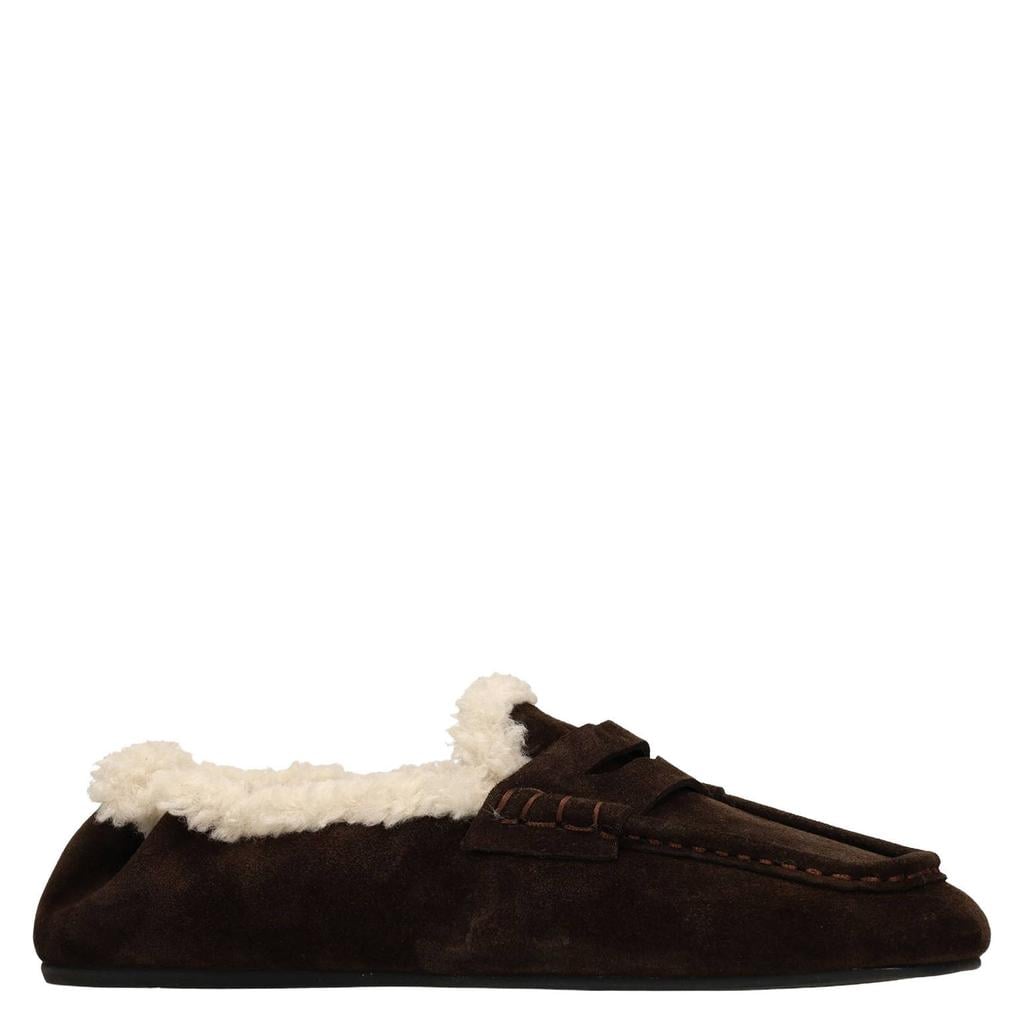 Sacha suède loafers - bruin