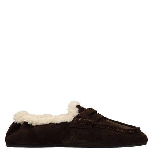 Sacha suède loafers bruin