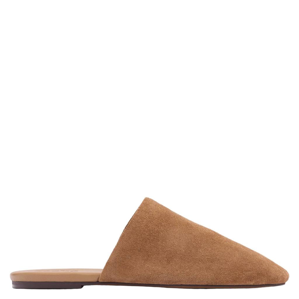 Sacha suède muiltjes - beige