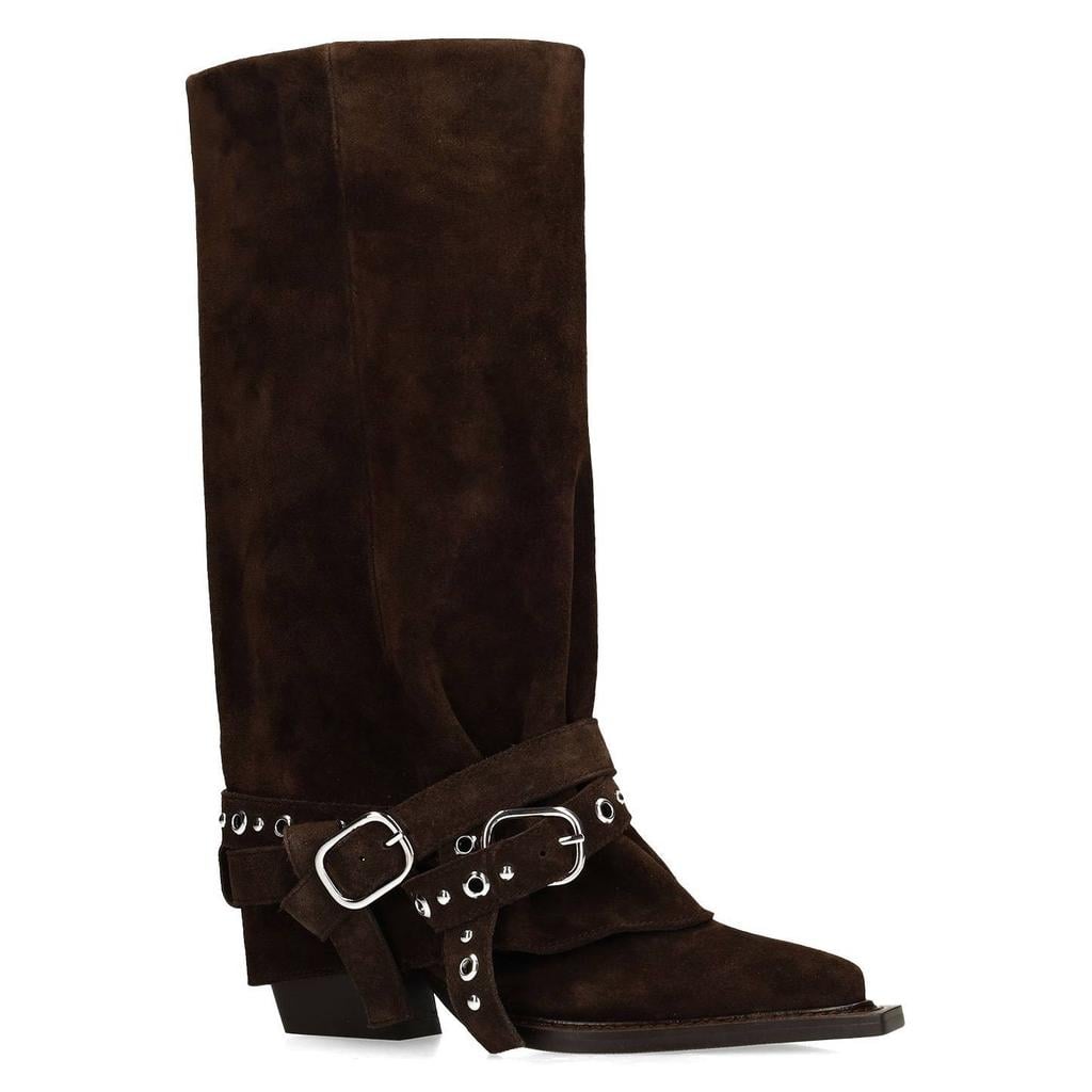 Sacha western suède cowboylaarzen - bruin