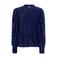 Shoeby imitatiebont longsleeve - donkerblauw