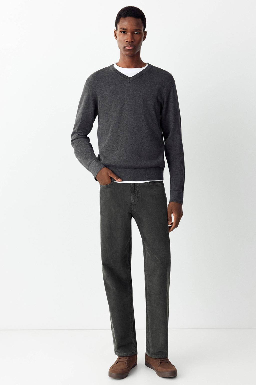 MANGO TEEN relaxed fit regular fit jeans - antraciet