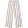MANGO TEEN wide leg gestreepte jeans - lichtbeige