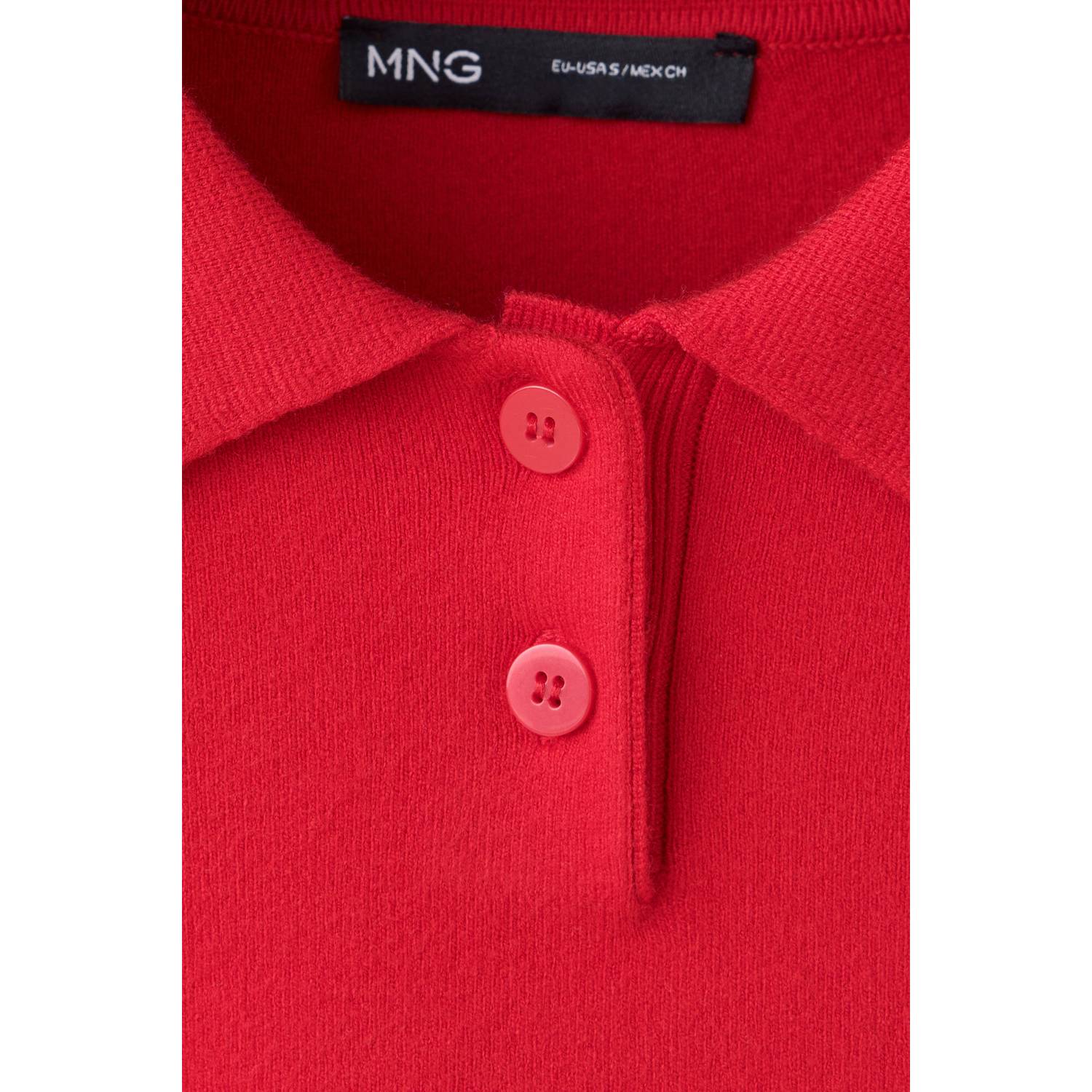 Mango gebreide trui rood