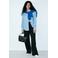 Mango flared broek - zwart