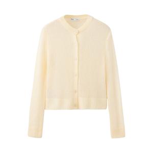 gebreid vest - beige