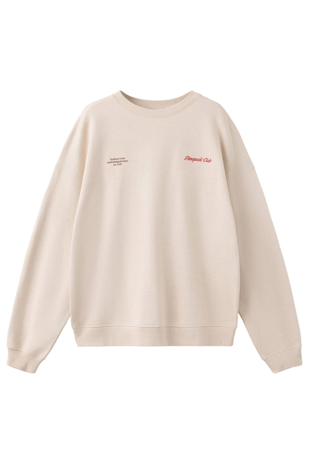 MANGO TEEN sweater met backprint - beige