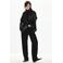 Mango straight leg pantalon - zwart