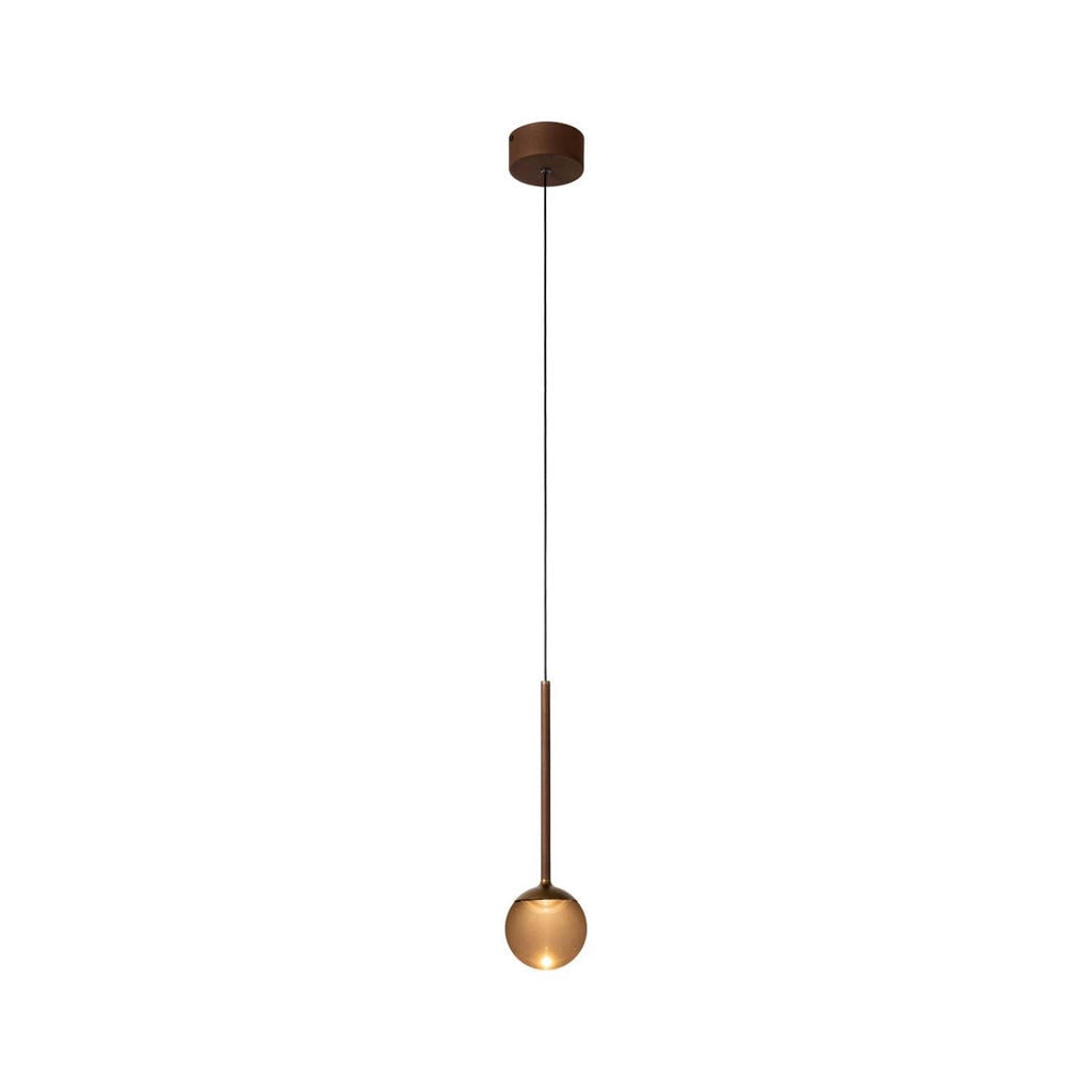 Lucide dimbare LED hanglamp Ø9,9 cm - koffie