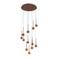 Lucide dimbare LED hanglamp Ø 69.9 cm - koffie