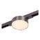 Lucide aluminium dimbare LED railverlichting 9.5x9.5 cm - zwart/chroom