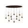 Lucide dimbare LED hanglamp 143.2x35 cm - koffie