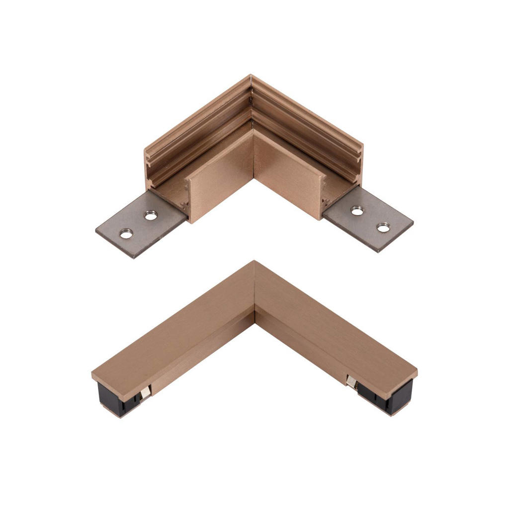 Lucide aluminium railverlichting - champagnekleur