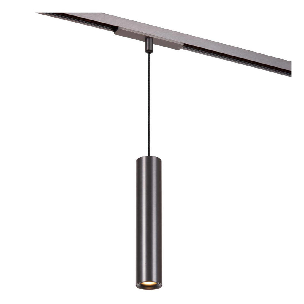 Lucide dimbare LED railverlichting - zwart/chroom