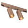 Lucide aluminium dimbare LED railverlichting - champagne