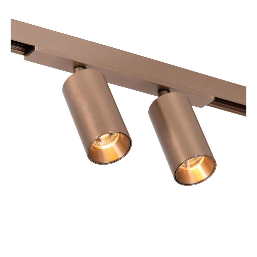 Lucide aluminium dimbare LED railverlichting - champagne