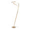 Lucide aluminium dimbare LED vloerlamp 44x44 cm - mat goud/messing