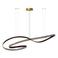 Lucide dimbare LED hanglamp 161x63 cm - koffie