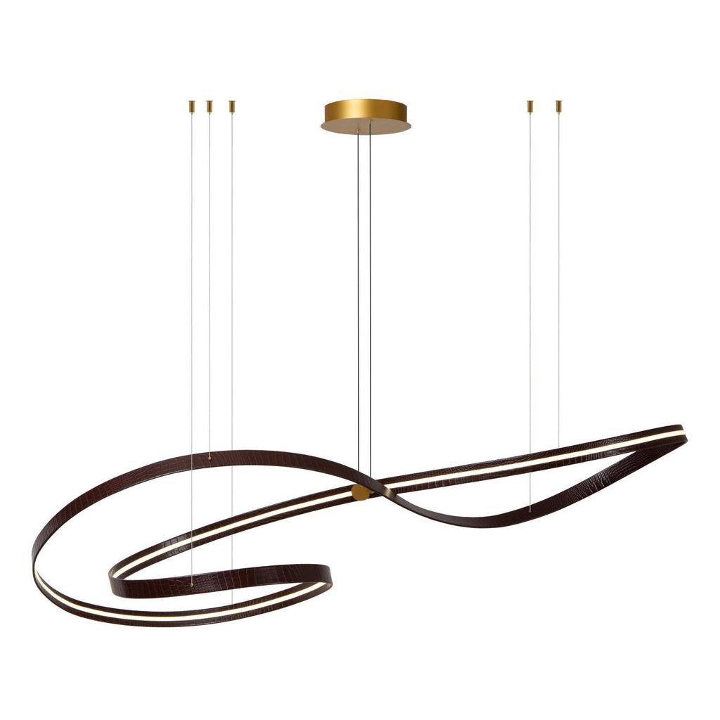 Lucide dimbare LED hanglamp 161x63 cm - koffie