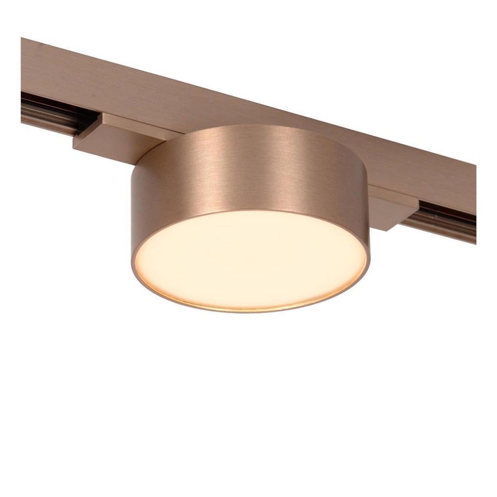 Lucide dimbare LED railverlichting - champagne