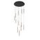 Lucide dimbare LED hanglamp CALINA Ø69.9 cm - zwart