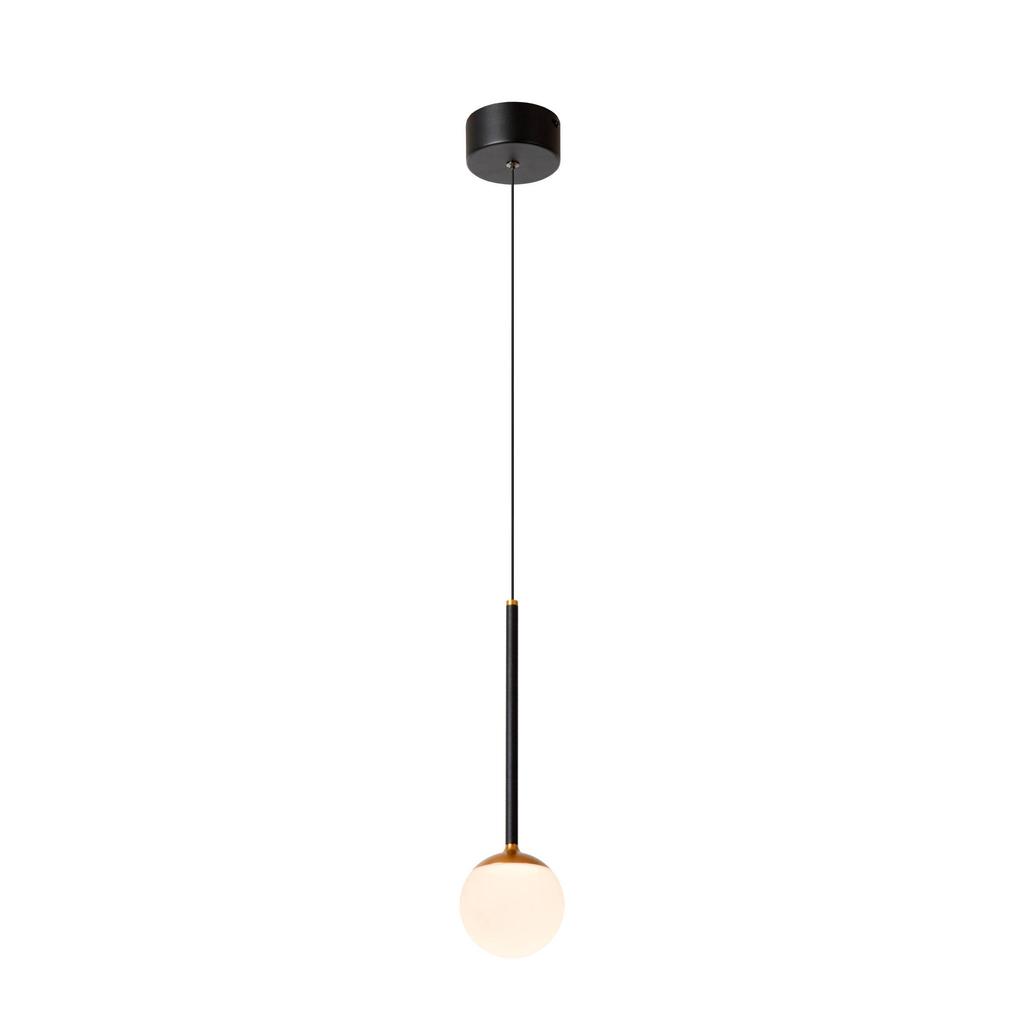 Lucide dimbare LED hanglamp Ø 9.9 cm - zwart