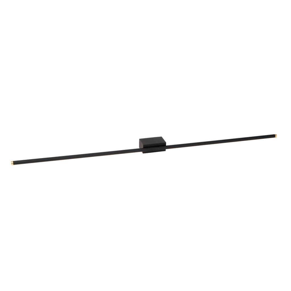 Lucide aluminium LED wandlamp 97.5x10 cm - zwart