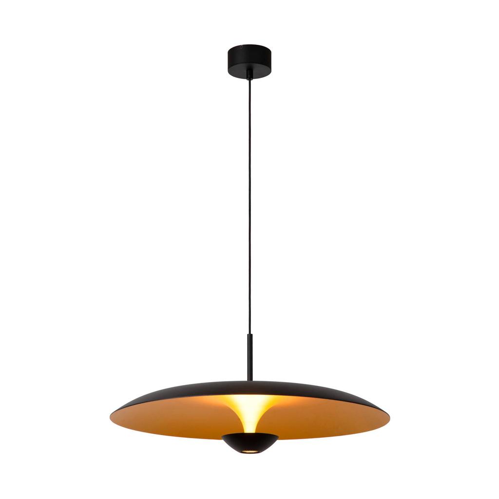 Lucide dimbare LED hanglamp Ø 60 cm - zwart
